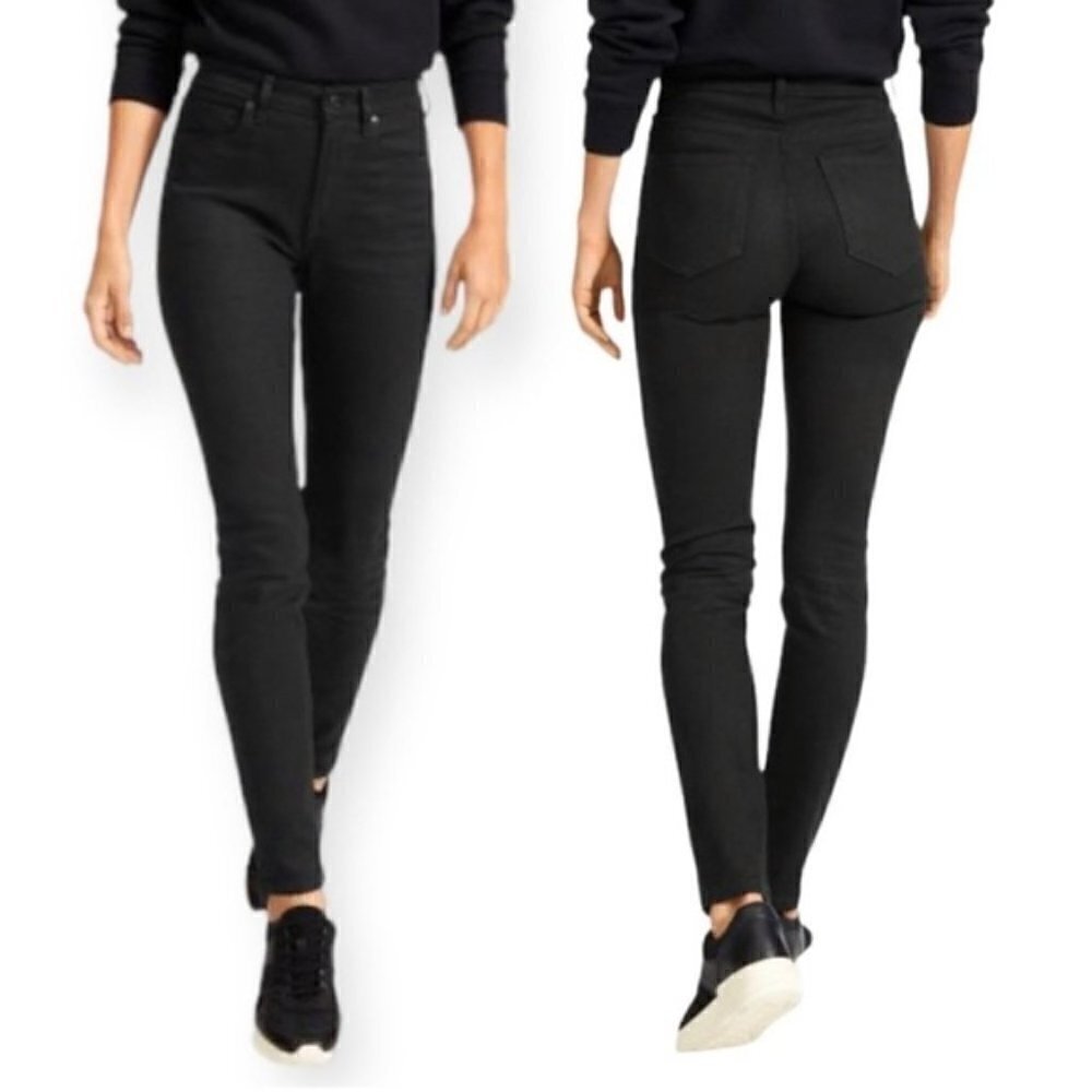 Everlane Authentic Stretch High Rise Skinny Ankle Jeans 24